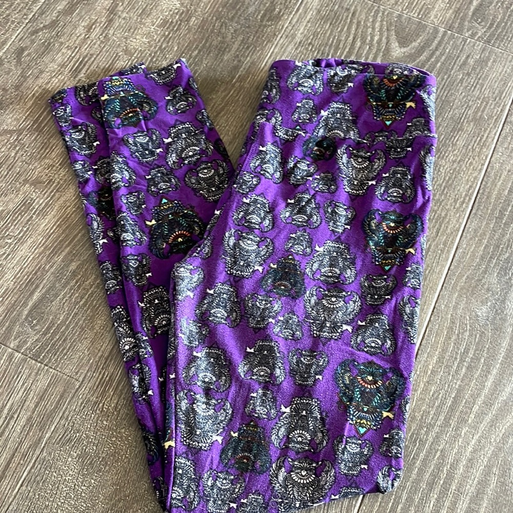 Lularoe owl leggings HTF OS